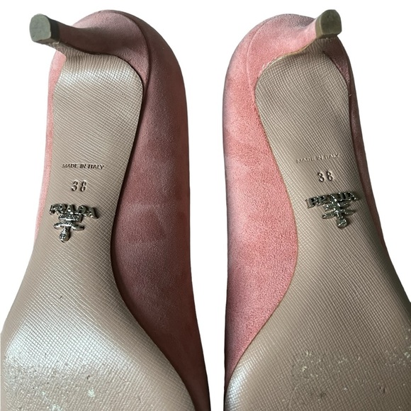 Prada Suede Pumps Size 8 - Picture 7 of 9